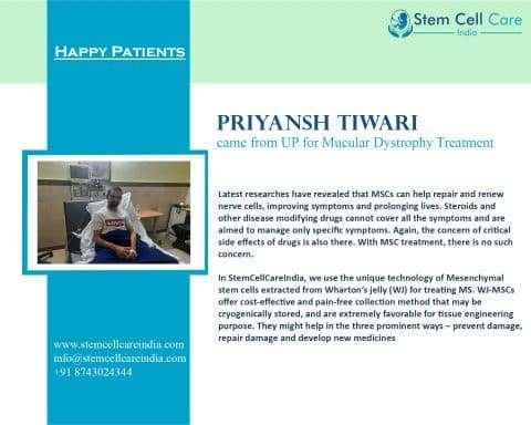 Priyansh Tiwari Came From UP For Muscular Dystrophy Treatment