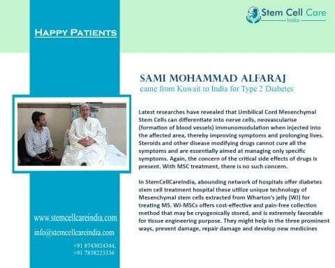 Sami Mohammad Alfaraj Came From Kuwait to India For Type 2 Diabetes
