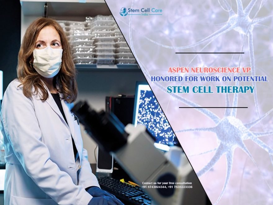 Aspen Neuroscience VP Honored for Work on Potential Stem Cell Therapy