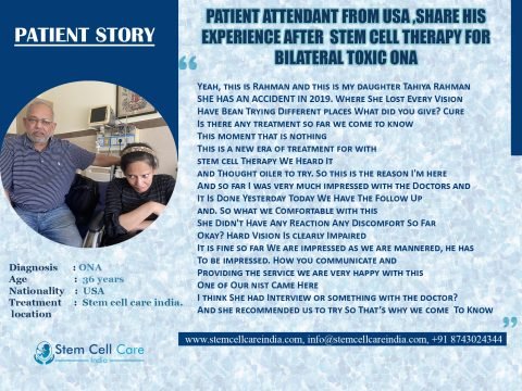 Patient with Attendant from USA