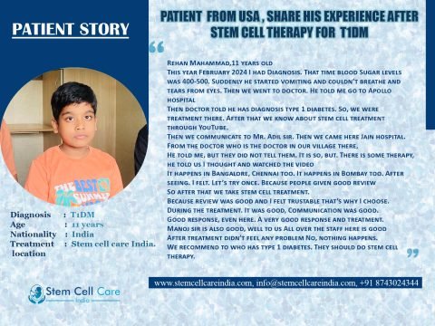 Patient from India for T1DM
