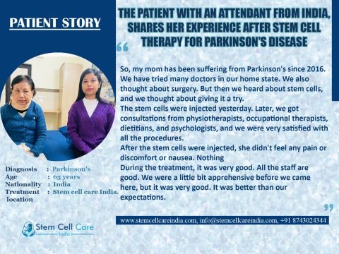 Parkinsons Patient From India