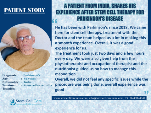 Patient from India for Parkinson